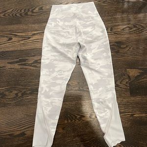 lululemon athletics leggings. White camo. Brand new. Unworn. Good quality.